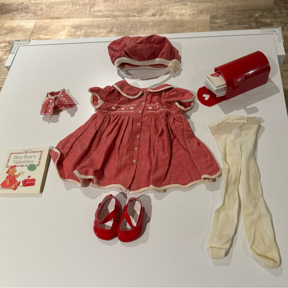 American Girl Bitty Baby Valentine Outfit Retired Pleasant Co.